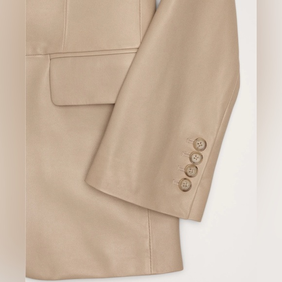 BANANA REPUBLIC BOYFRIEND LEATHER BLAZER - Picture 5 of 12